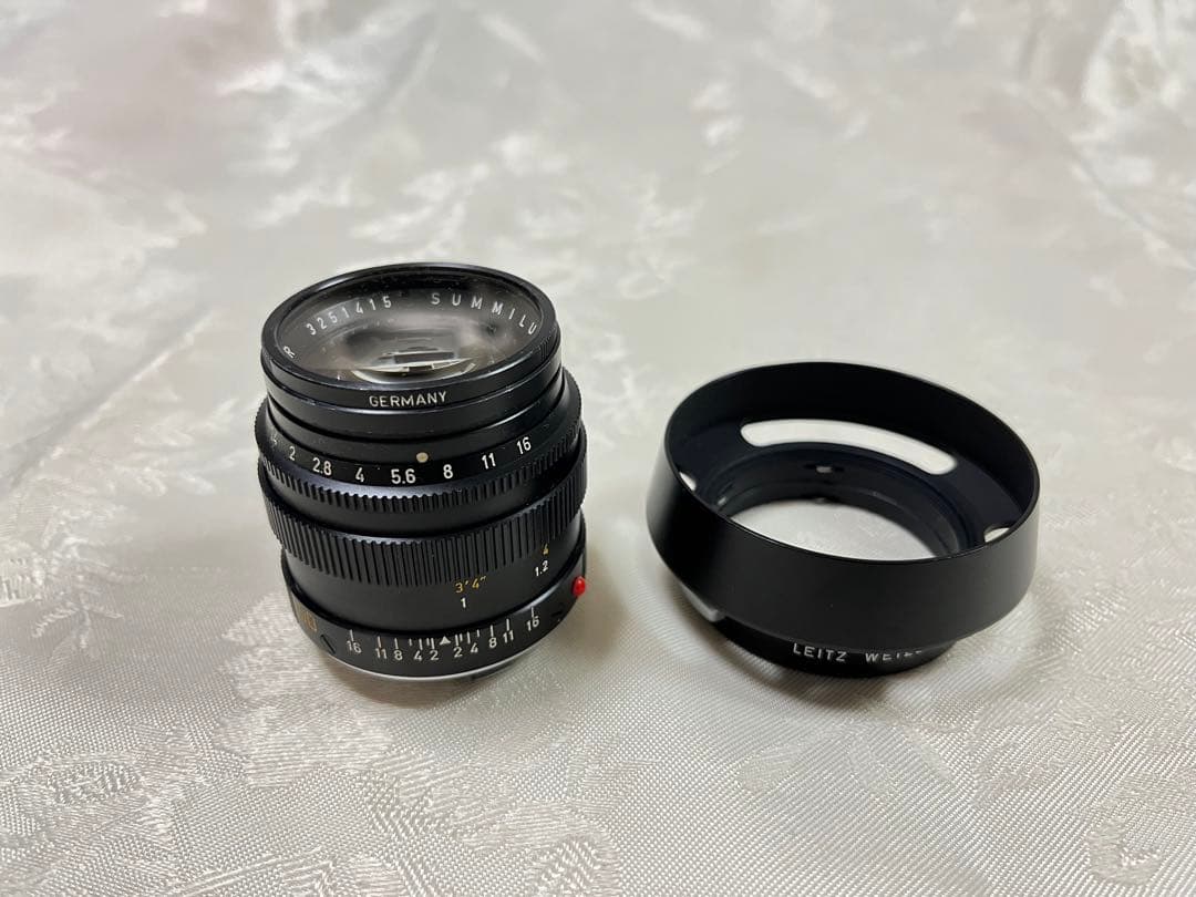 ライカ　ズミルクス　Summilux　f1.4 50mmレンズ フード付　美品