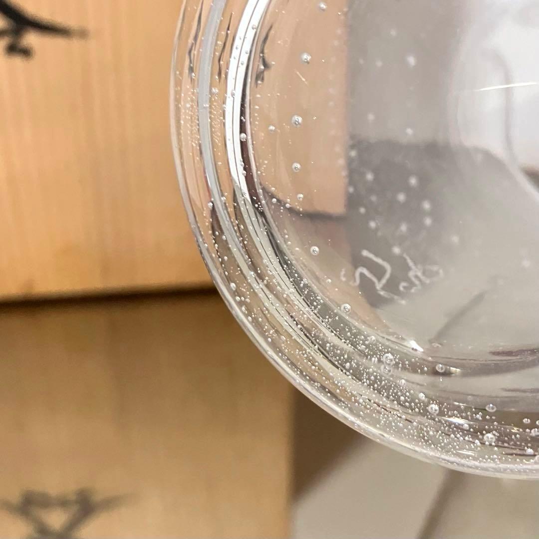 作家もの　片桐芳明　吹きガラス　宙吹き技法　ピッチャー　注器