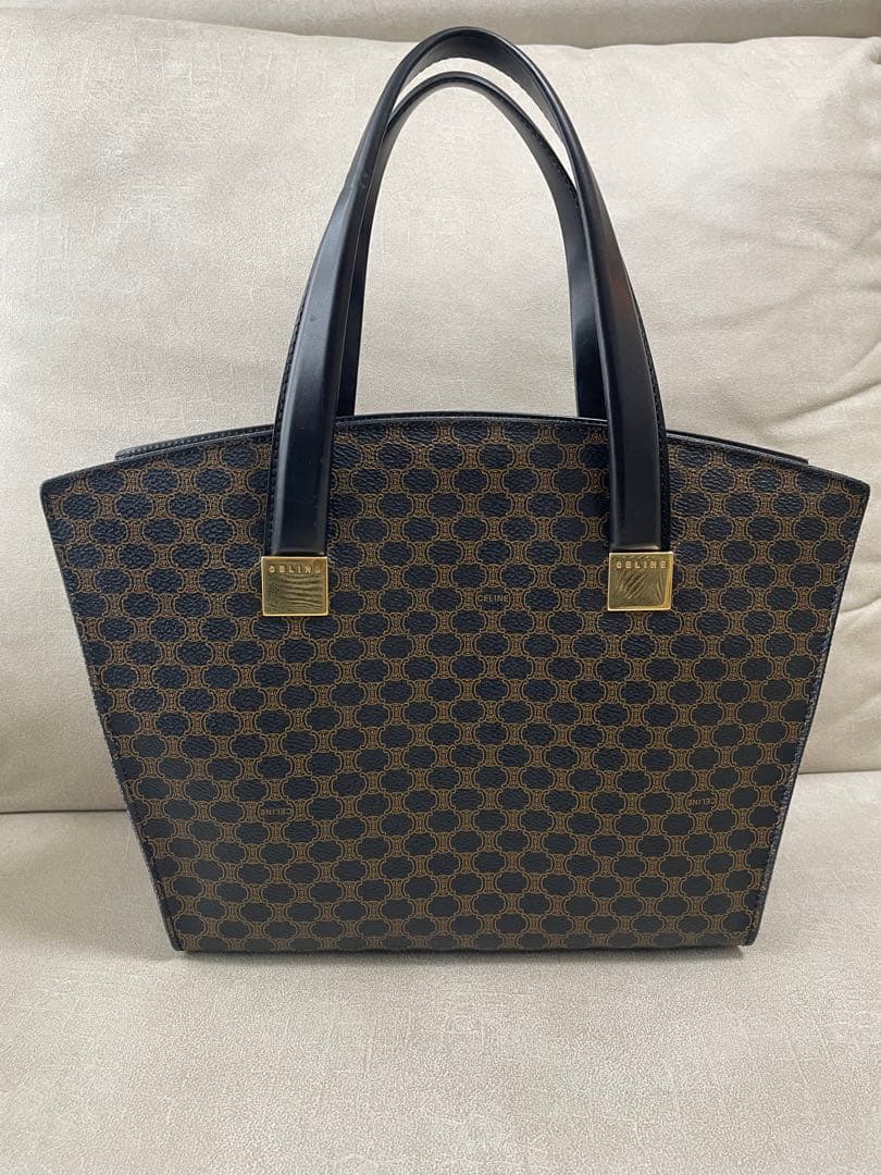 CELINE セリーヌ　オールド ハンドバッグ マカダム　MC99/2 美品