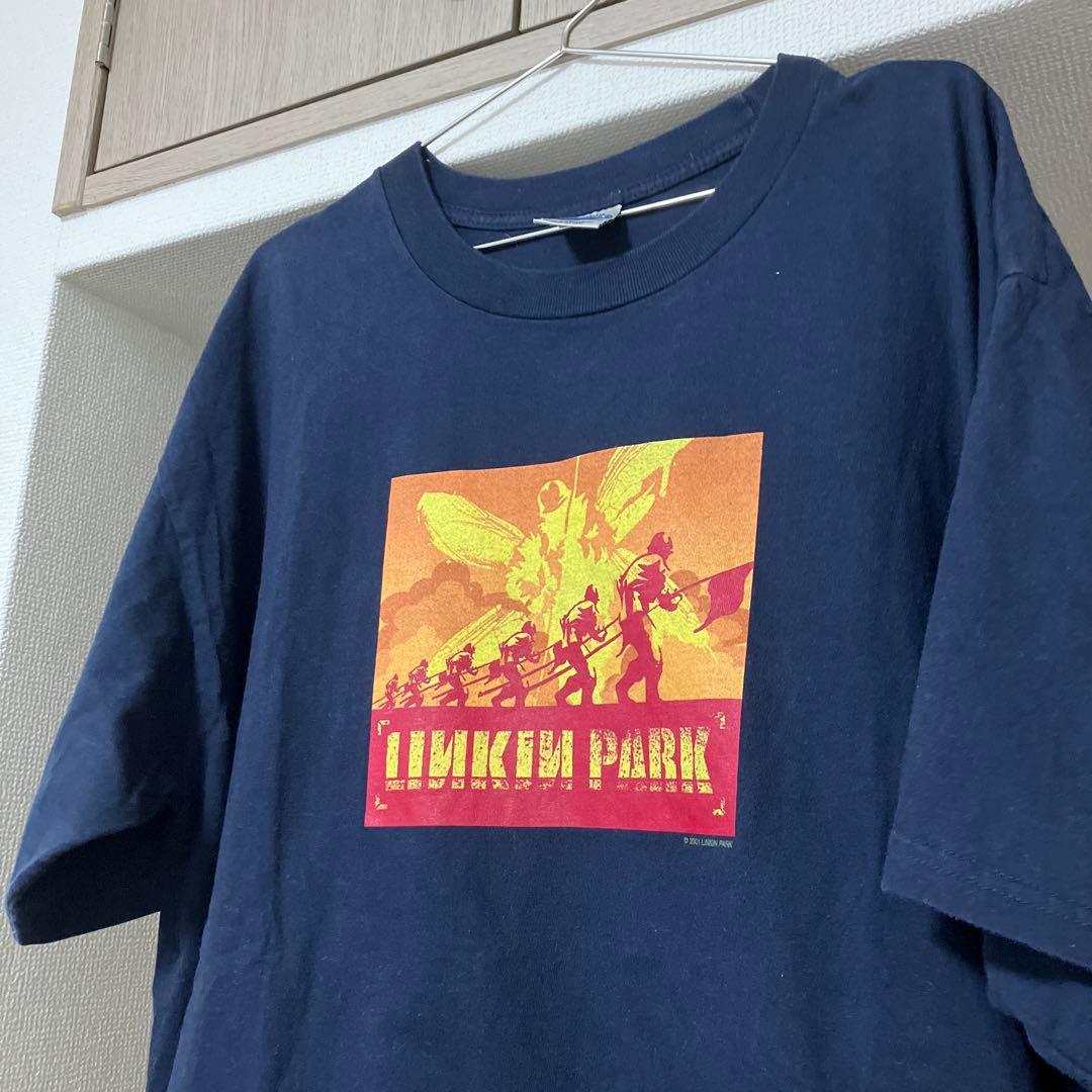 Linkin park 00s hybrid theory XL ネイビー