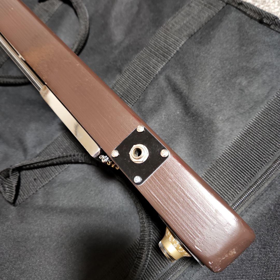 スチールギター 6弦 ブラウン ケース付き