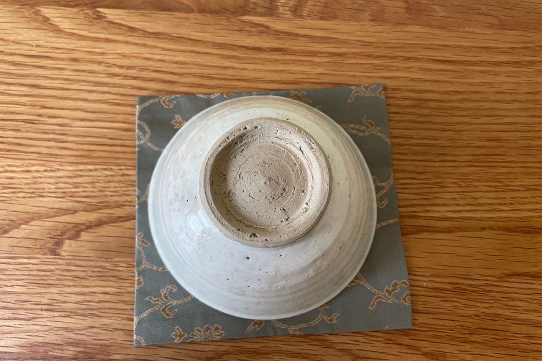 高麗茶碗 雨漏手写（加藤 錦雄衛作）共箱 【茶道用抹茶碗】