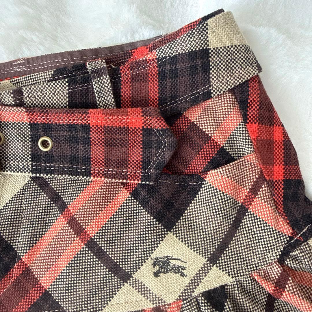 新品　BURBERRY BLUE LABEL チェック柄キュロット 38