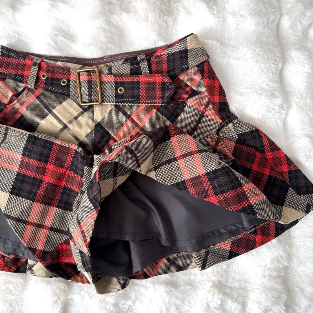 新品　BURBERRY BLUE LABEL チェック柄キュロット 38