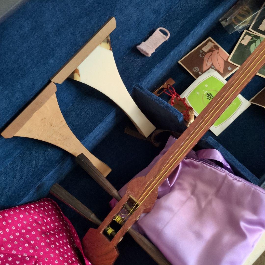 昭和三味線細棹弦25本ハ―ドケ―ス付き