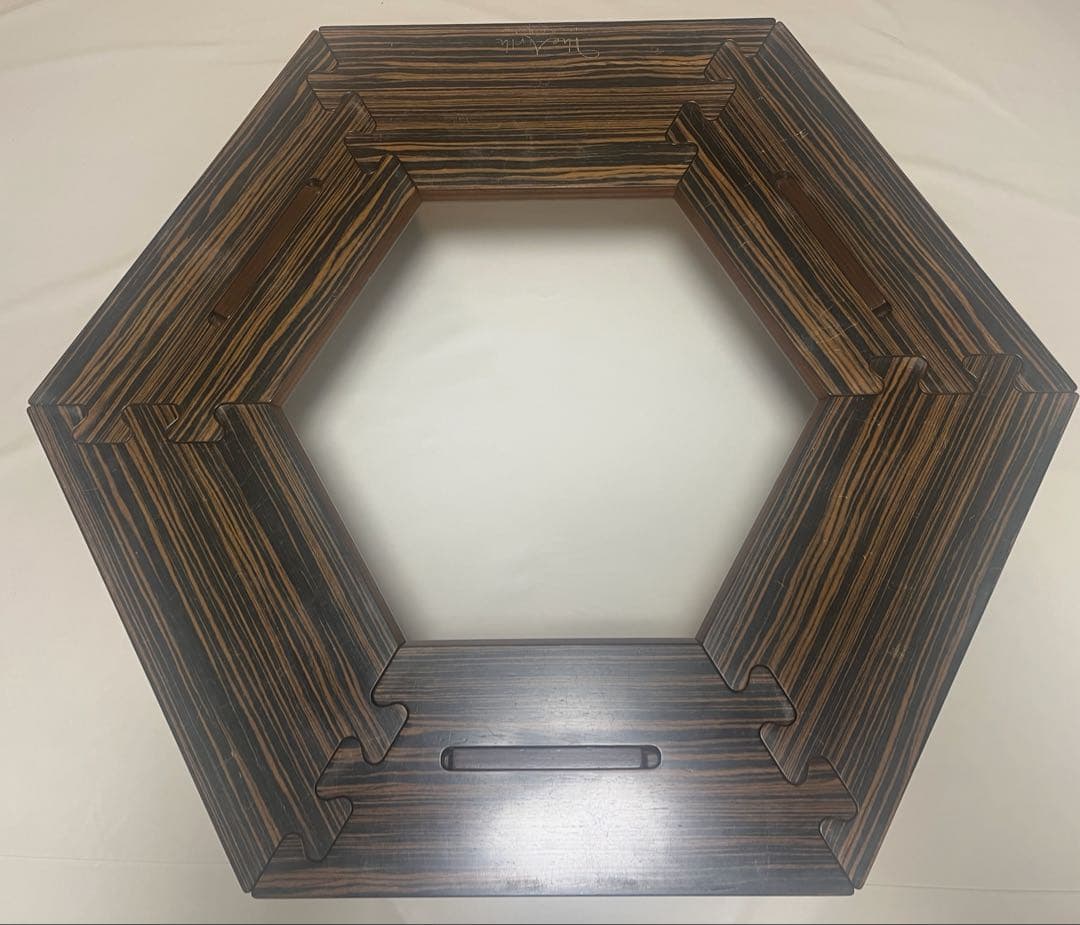 the Arth/ざあーす/ヘキサテーブル/六角テーブル/黒しま次郎