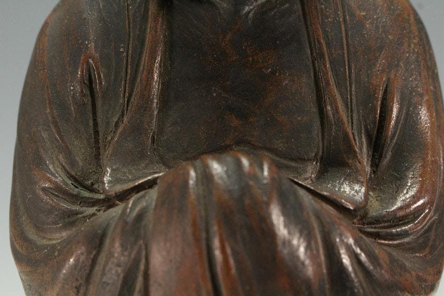 古備前 仏像 時代物(K-XA942)