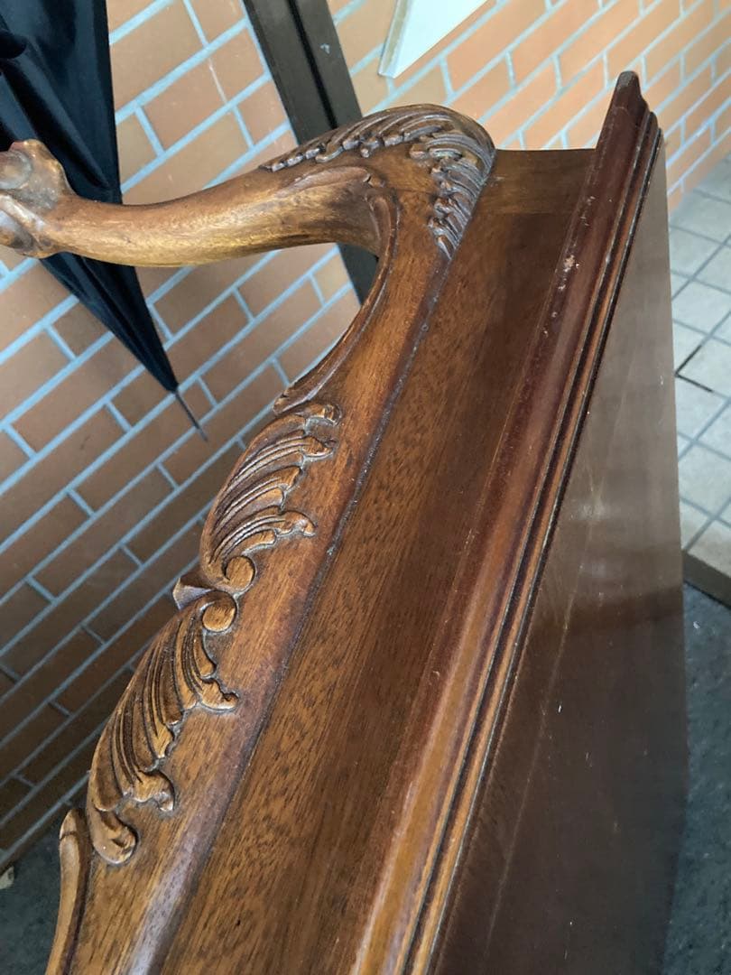 アメリカ製　USA センターテーブル　ロウテーブル　ヴィンテージ　アンティーク調