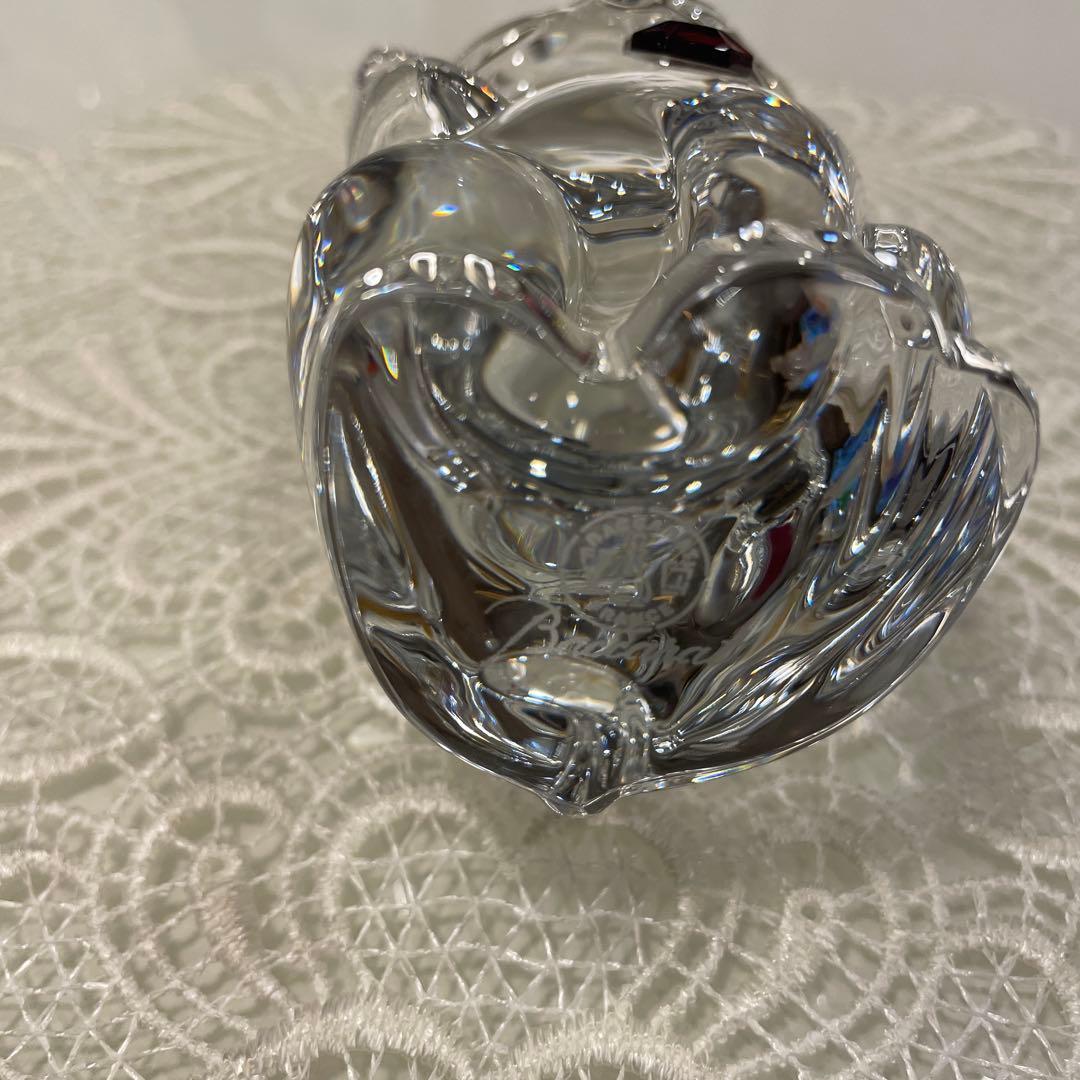 美品！バカラ まねき猫 レッドオクトゴン