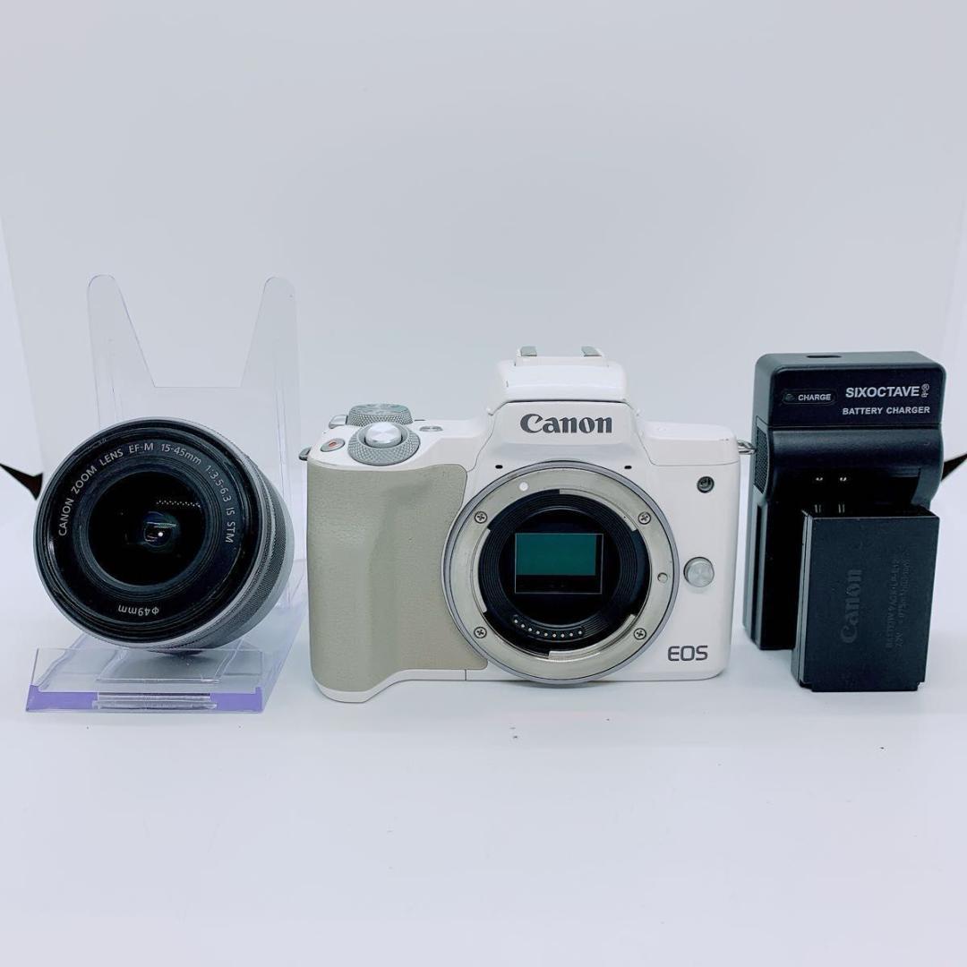 Canon キャノン　ミラーレス　一眼　レンズ　EOS Kiss M M357