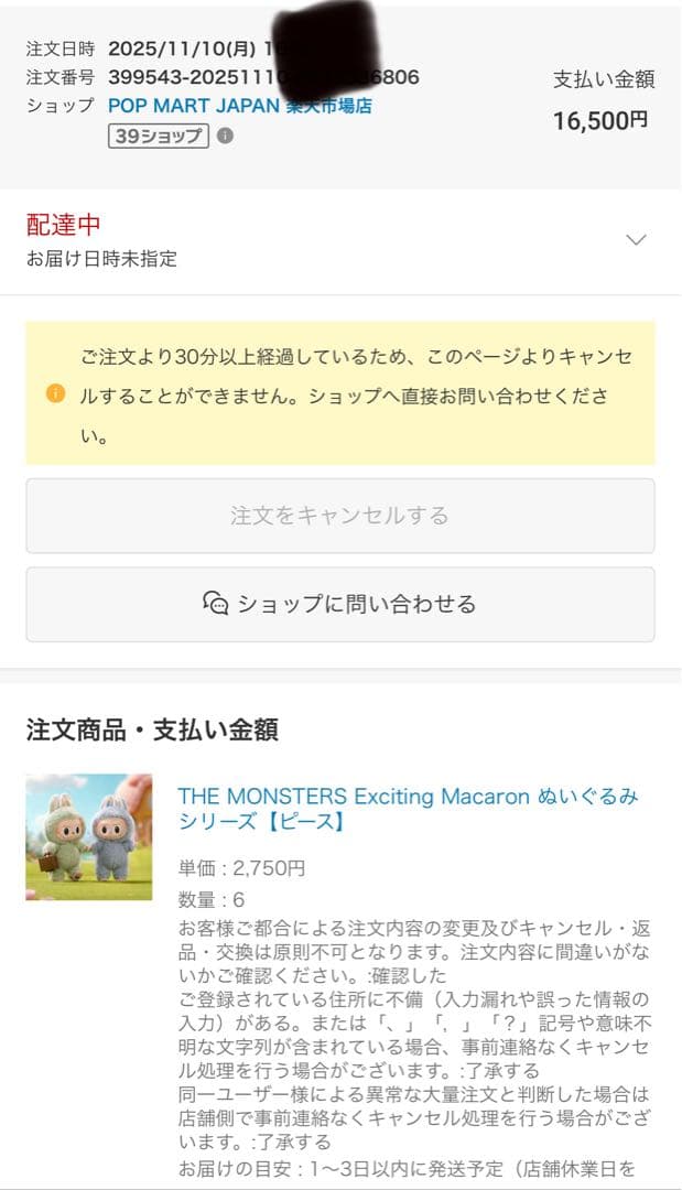 THE MONSTERS ラブブ Exciting Macaron 2個セット