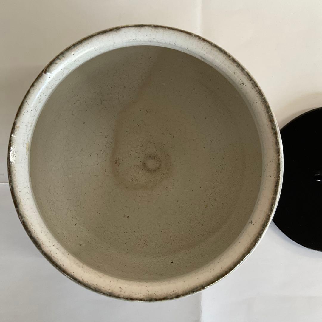 人間国宝　清水卯一作　水指　共箱