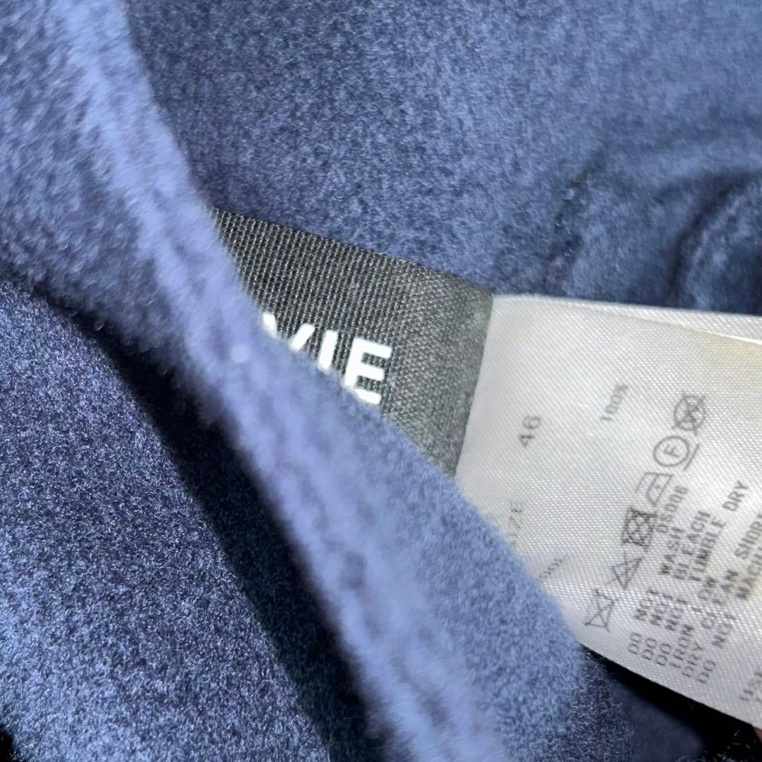 極美品　GALERIE VIE ウールダブルフェイス ストール付ノーカラーコート