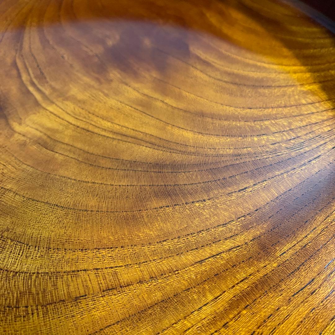 人間国宝　川北良造　丸盆