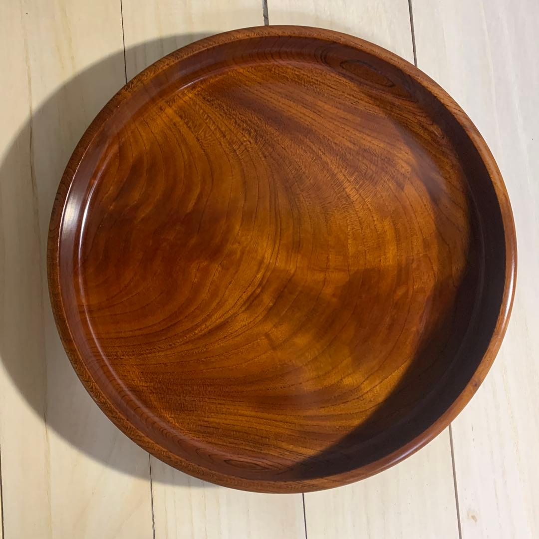 人間国宝　川北良造　丸盆