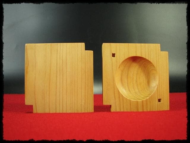 川本 光春 嵐山渡月橋 古材 香合 指物師 祥桑軒 茶道具 香道具 f170