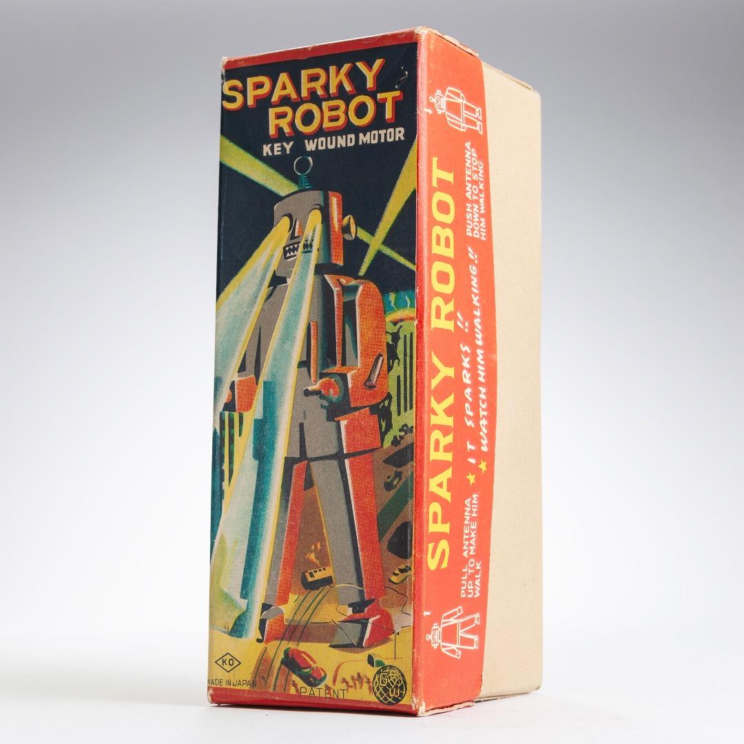 スパーキーロボット（良品) 元箱付き 吉屋玩具製