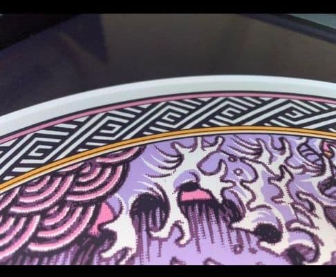 ロッキンジェリービーン シルクスクリーン　波佐見焼 6寸皿 国内正規品 寺田器