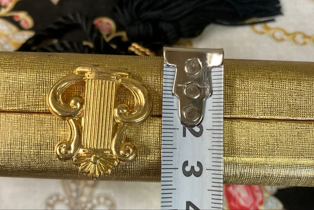 エリザベスアーデンのスクラッチバッグ　ヴィンテージ　眼鏡入れにも最高24k