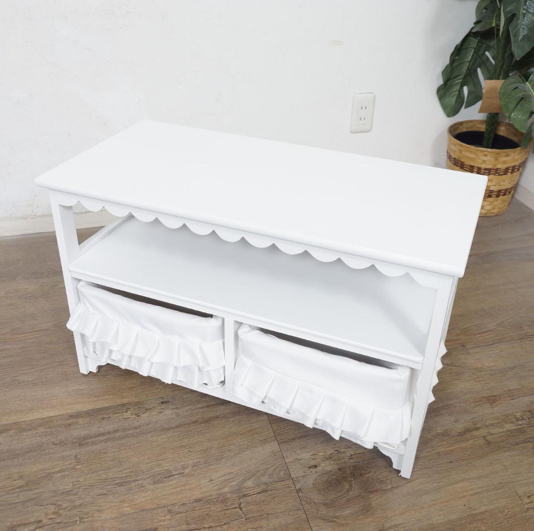 しいな　　テレビボード　テレビ台　幅　70　バスケット２個　完成品