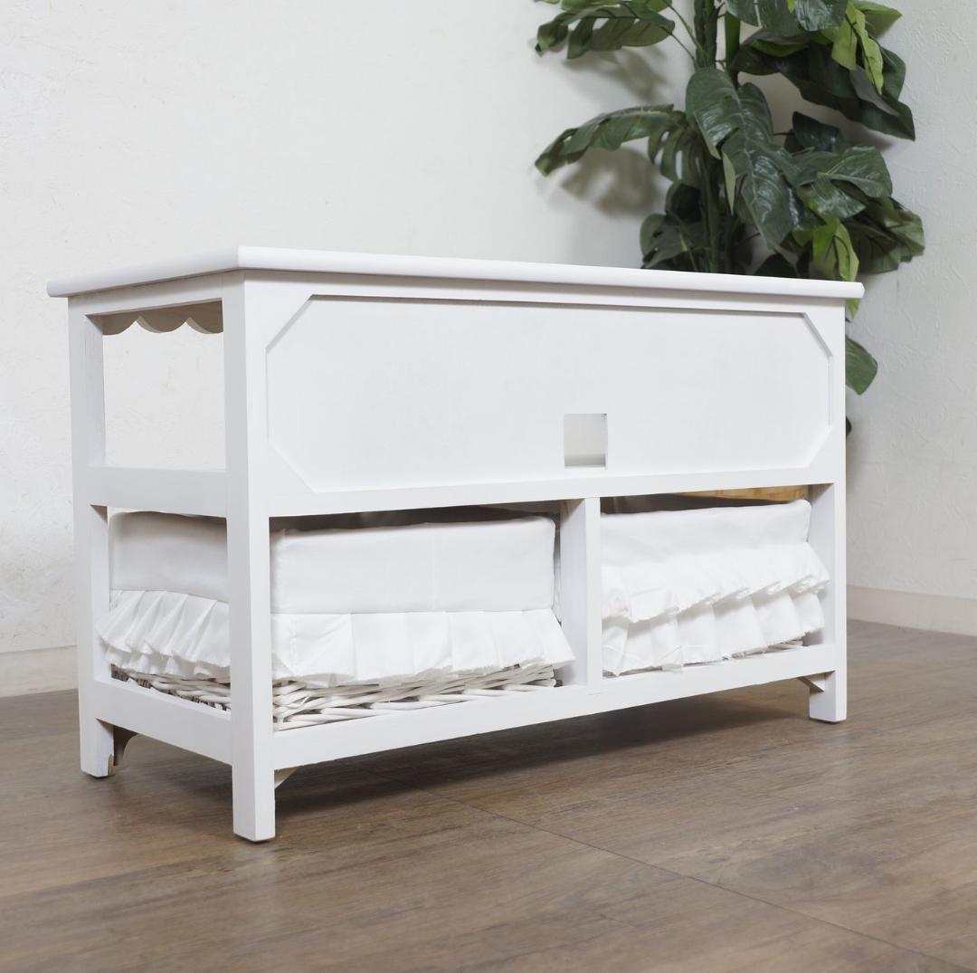 しいな　　テレビボード　テレビ台　幅　70　バスケット２個　完成品