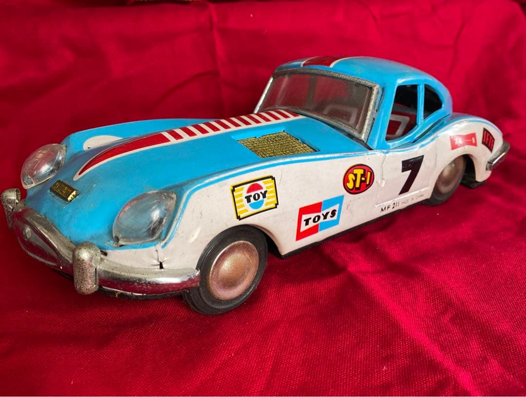 レア！中国製 フリクション レーシングカー ブリキ 昭和レトロ