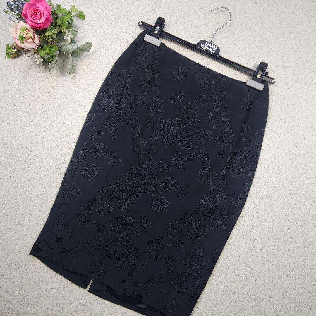 極美品✨ヴェルサーチ メデューサ アジアン ジャガード フラワー スーツ ダブル