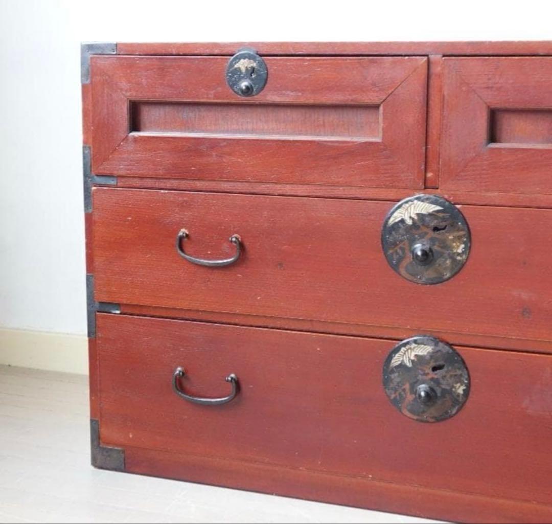 m*n様 アンティーク　スギ　高山箪笥　タンス　和タンス　ローチェスト　上段