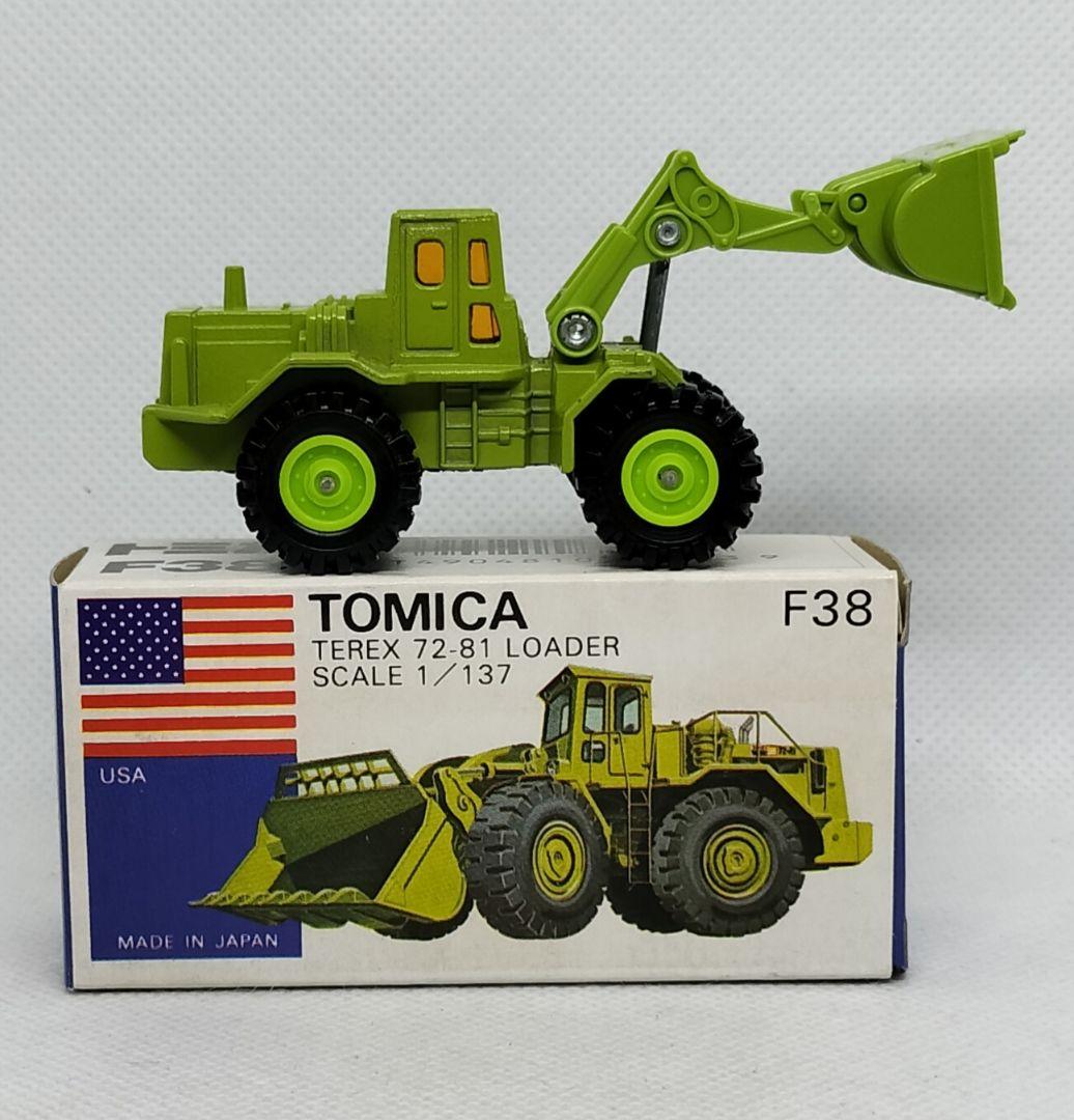 《青箱トミカ38-3-1》テレックス72-81ローダー【レア中期移行品番】超美品
