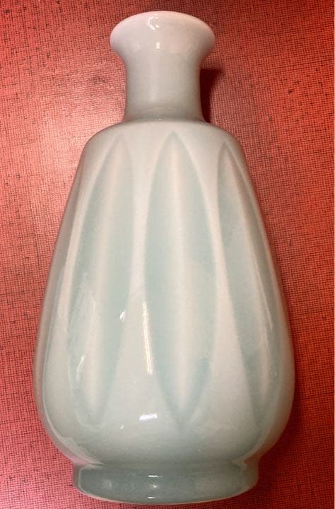 【未使用】 小笠原長春 鍋島青磁 花入 【真作保証】