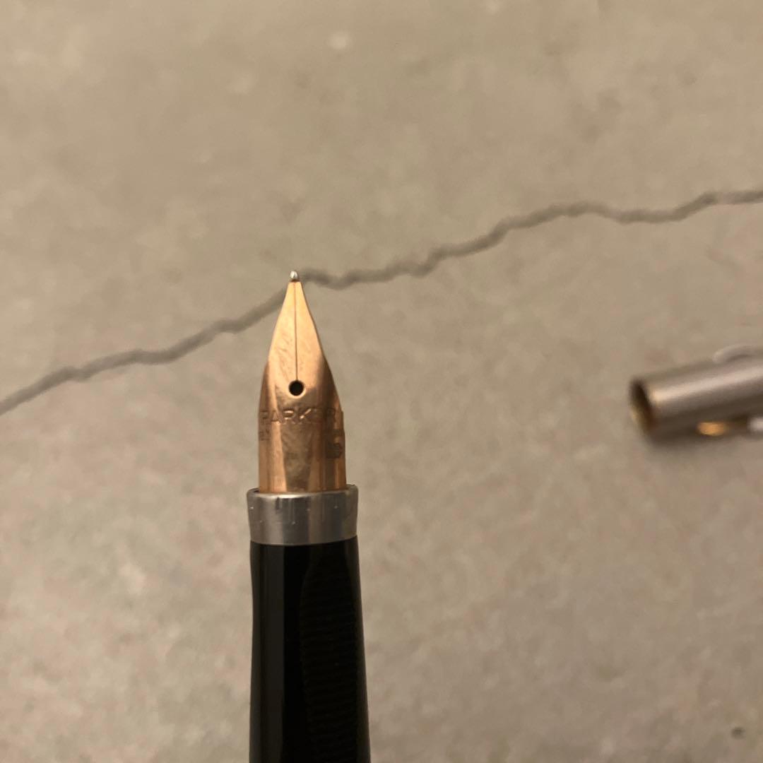 Parker 万年筆　75 extra f 未使用品　年代物