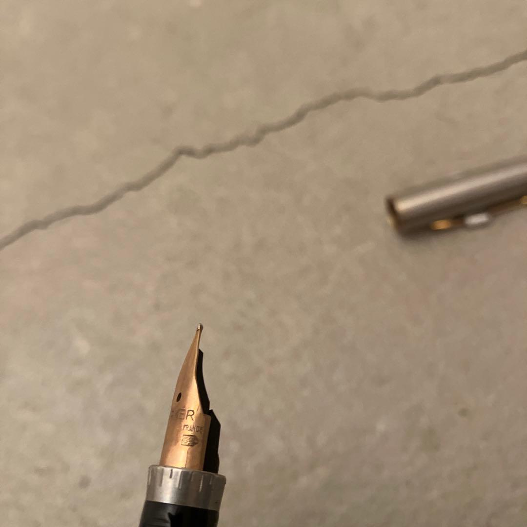 Parker 万年筆　75 extra f 未使用品　年代物