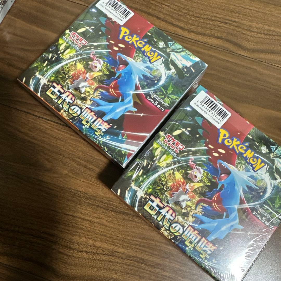 ポケモンカード 古代の咆哮 未開封box シュリンク付き 2箱