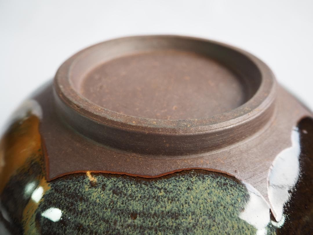 裏千家14世淡々斎宗室御書付『高取焼梅形菓子器』13代亀井味楽造（共箱）