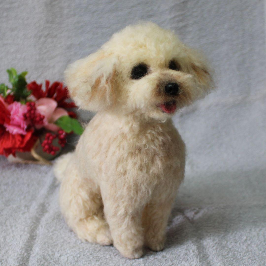 あゆみさま専用 羊毛フェルト オーダー「リアルで可愛いワンちゃん」額飾りセット