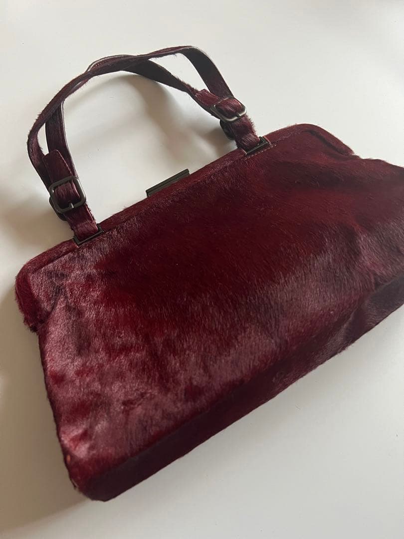 バッグ FW1997 PRADA UNBORN CARF HAND BAG