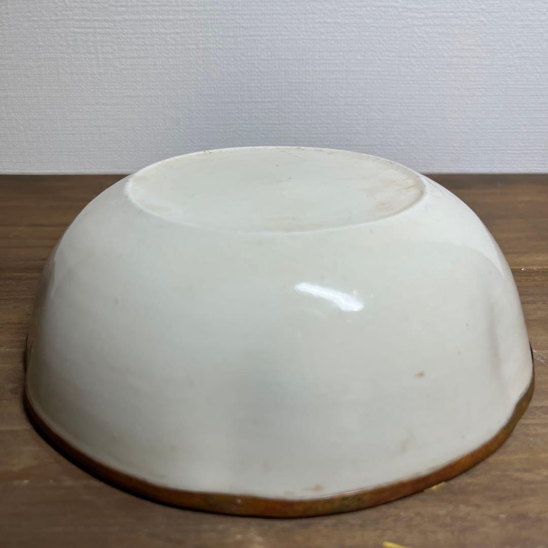 宋時代　定窯　白磁花文覆輪平茶碗　宋