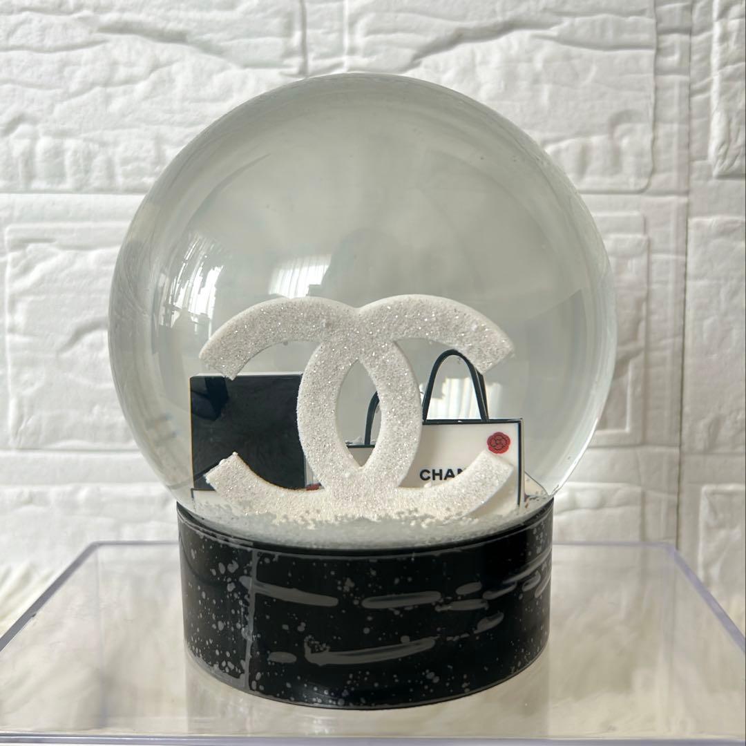 【美品】 CHANEL シャネル スノードーム ショッピングバッグ ショッパー