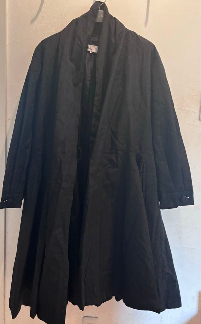 d*2様 Christian Dior ブラック ロングコート ベルト付き