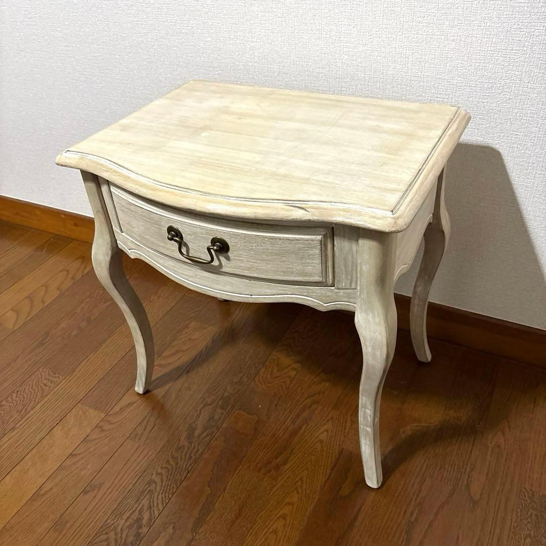 【良品】シャビーシック サイドテーブル