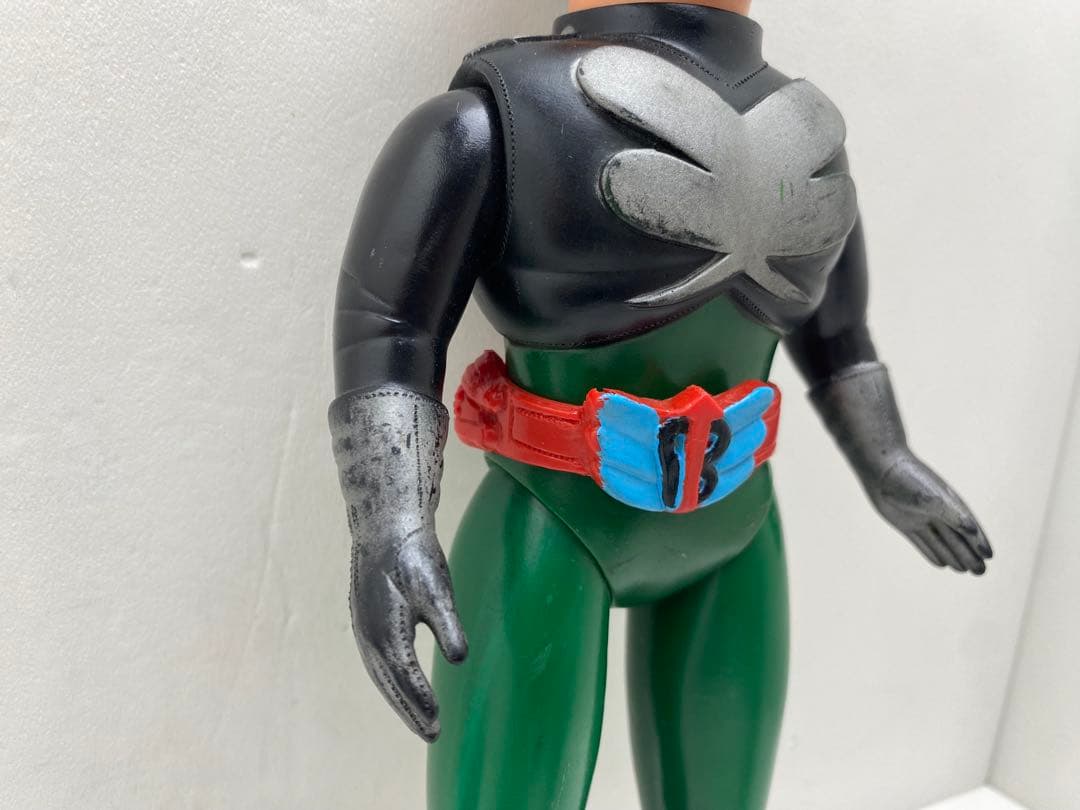 当時物！旧バンダイ　超人バロム1 面取れソフビ