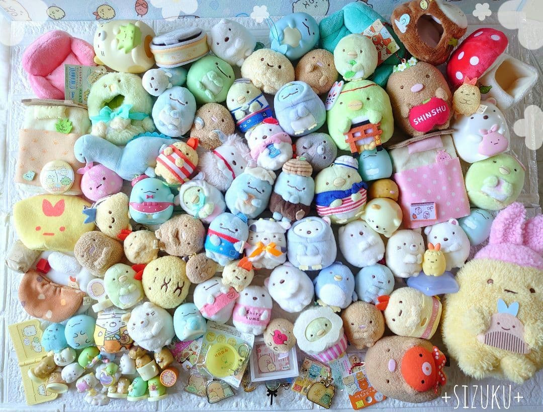 【豪華100点】すみっコぐらし とかげ ねこ 家具 ぬいぐるみ他 まとめ売り