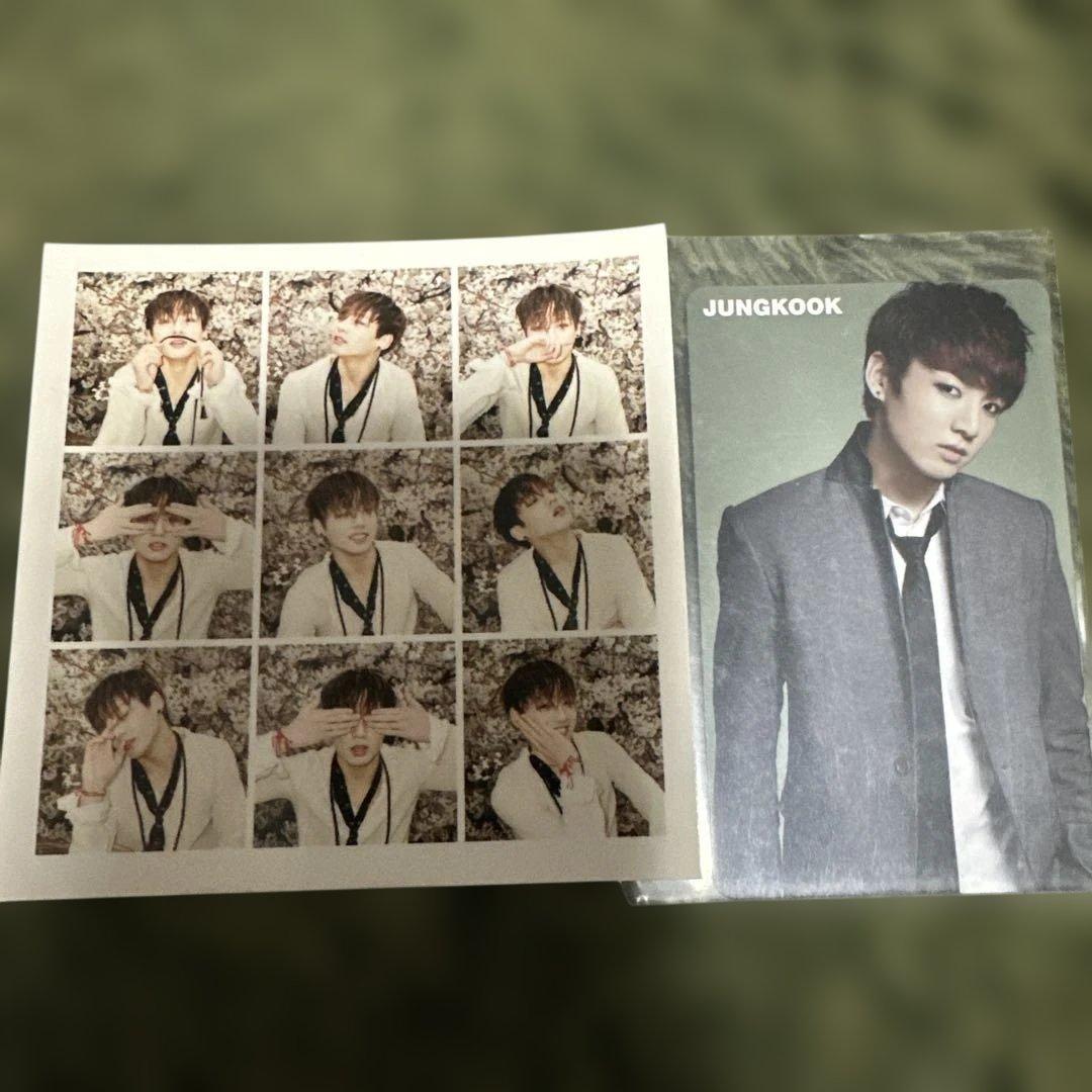 Jungkook ポラロイドBTS トレカ