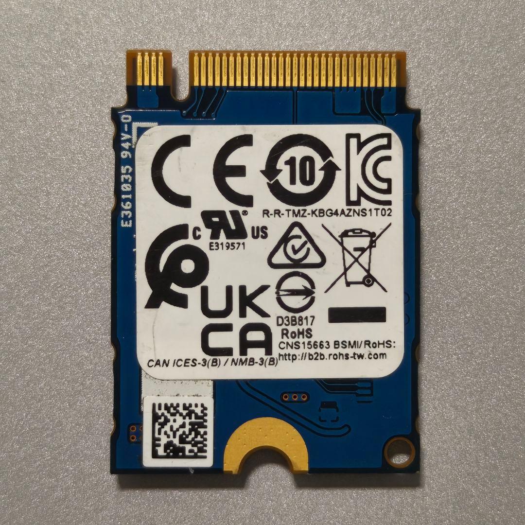 し*た様 KIOXIA 512GB NVMe SSD M.2 2230 BG4シ