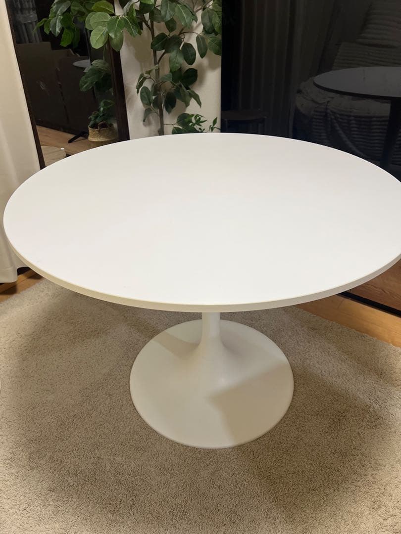 【美品】IKEA ドクスタ 丸テーブル