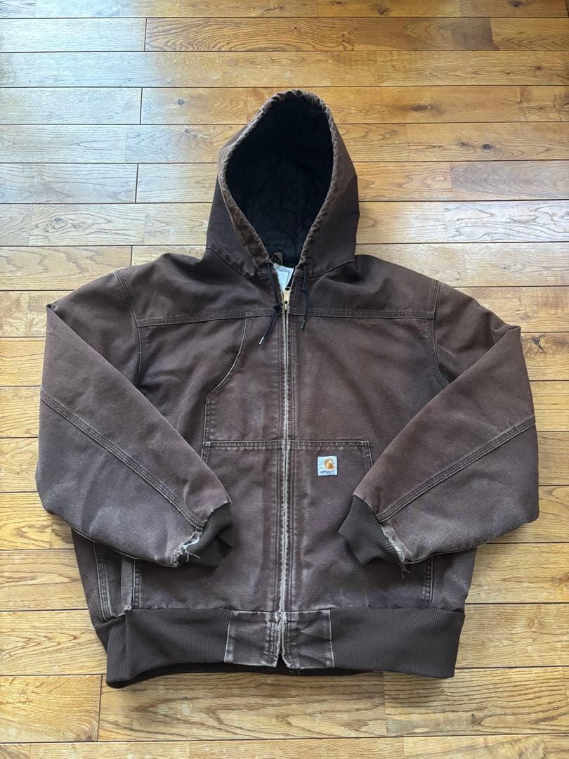 Carharttアクティブジャケット ブラウン XLサイズ