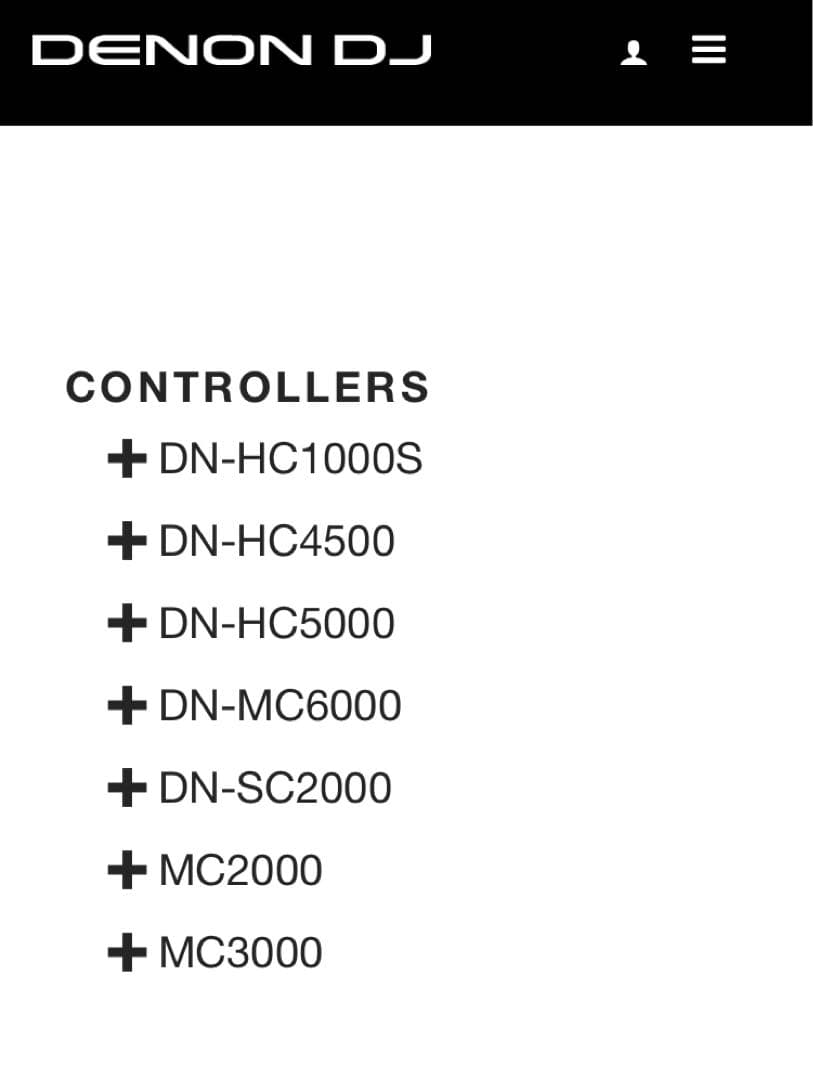 DENON MC3000 DJコントローラー