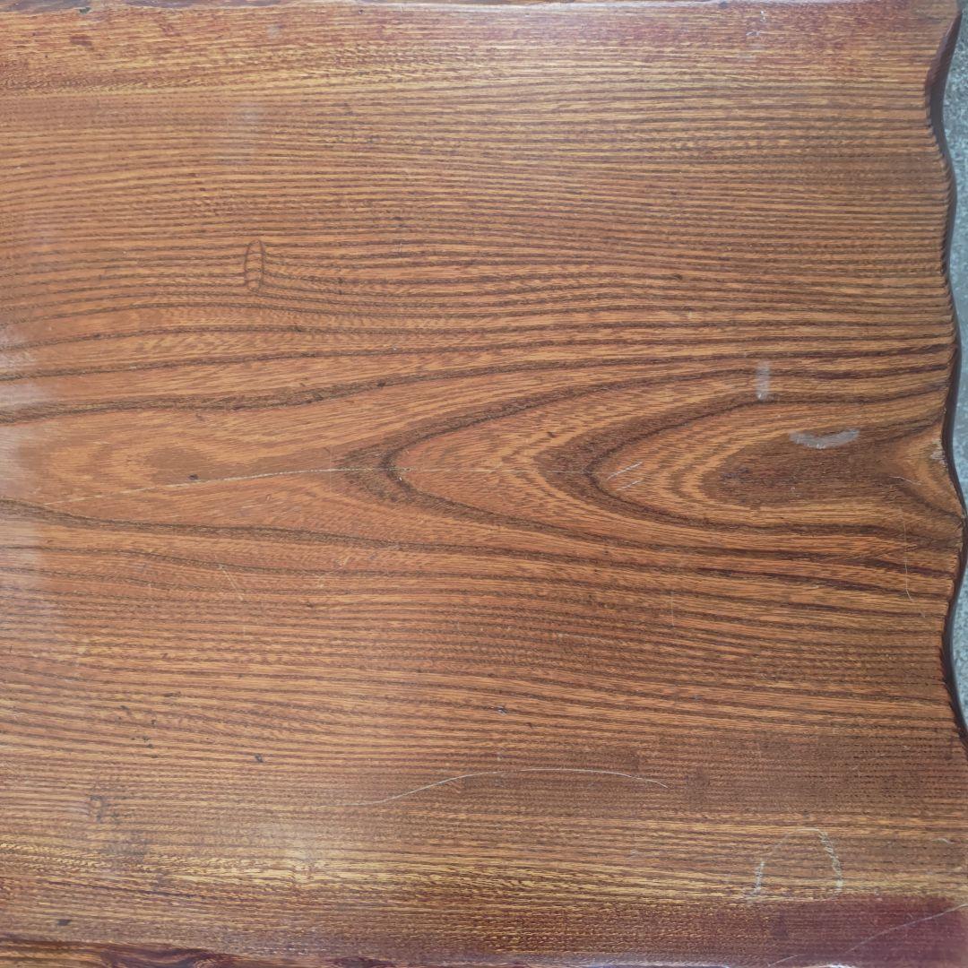 昭和レトロ　無垢材　小型座卓　ちゃぶ台　古民家　当時物