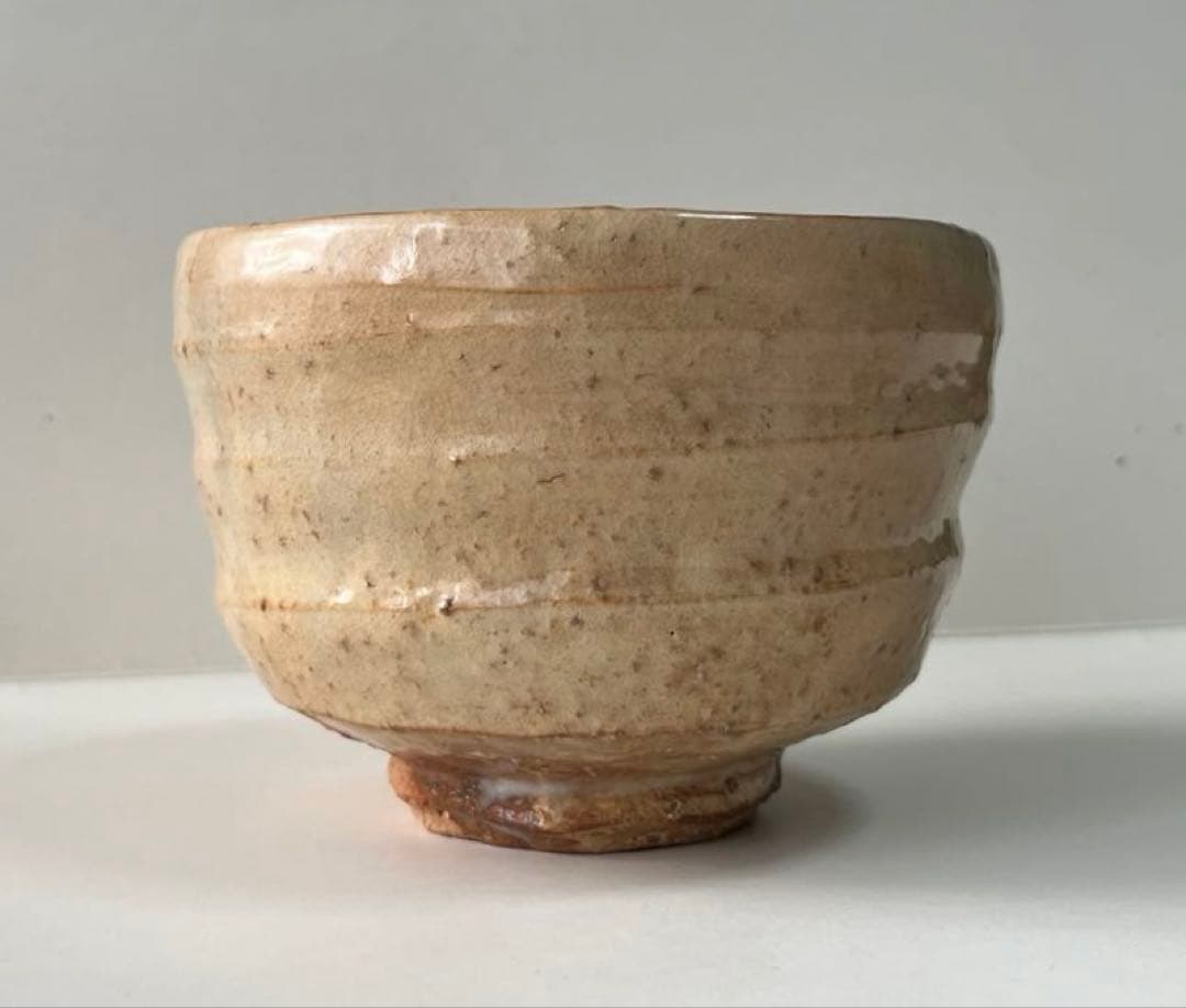 新品未使用　兼田昌尚作　萩焼　抹茶茶碗