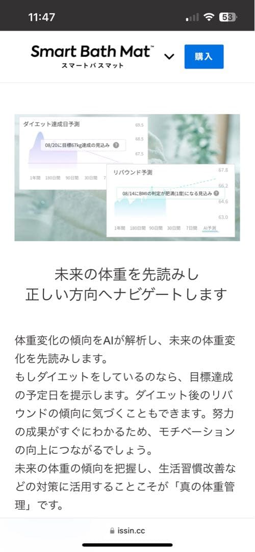 【新品未開封】issin スマートバスマット 体組成計モデル 最新 2024年製